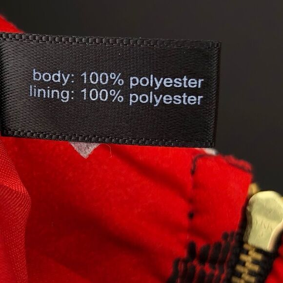 The Limited TALL Cheetah Animal Print Red and Black Dress - Picture 7 of 9